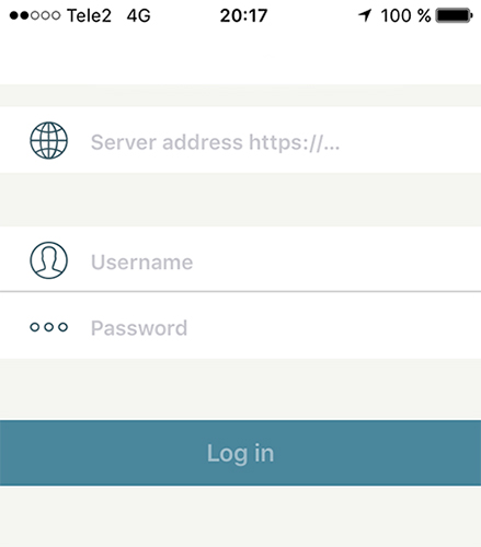 ios config server address for cloud storage